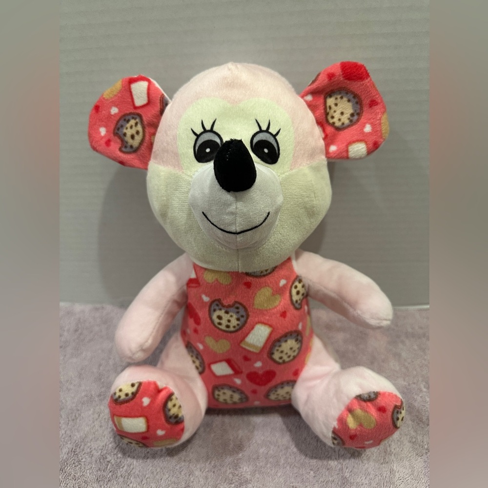 A&A Global Industries Cookies and Milk Mouse Plush 12” Stuffed Animal Toy